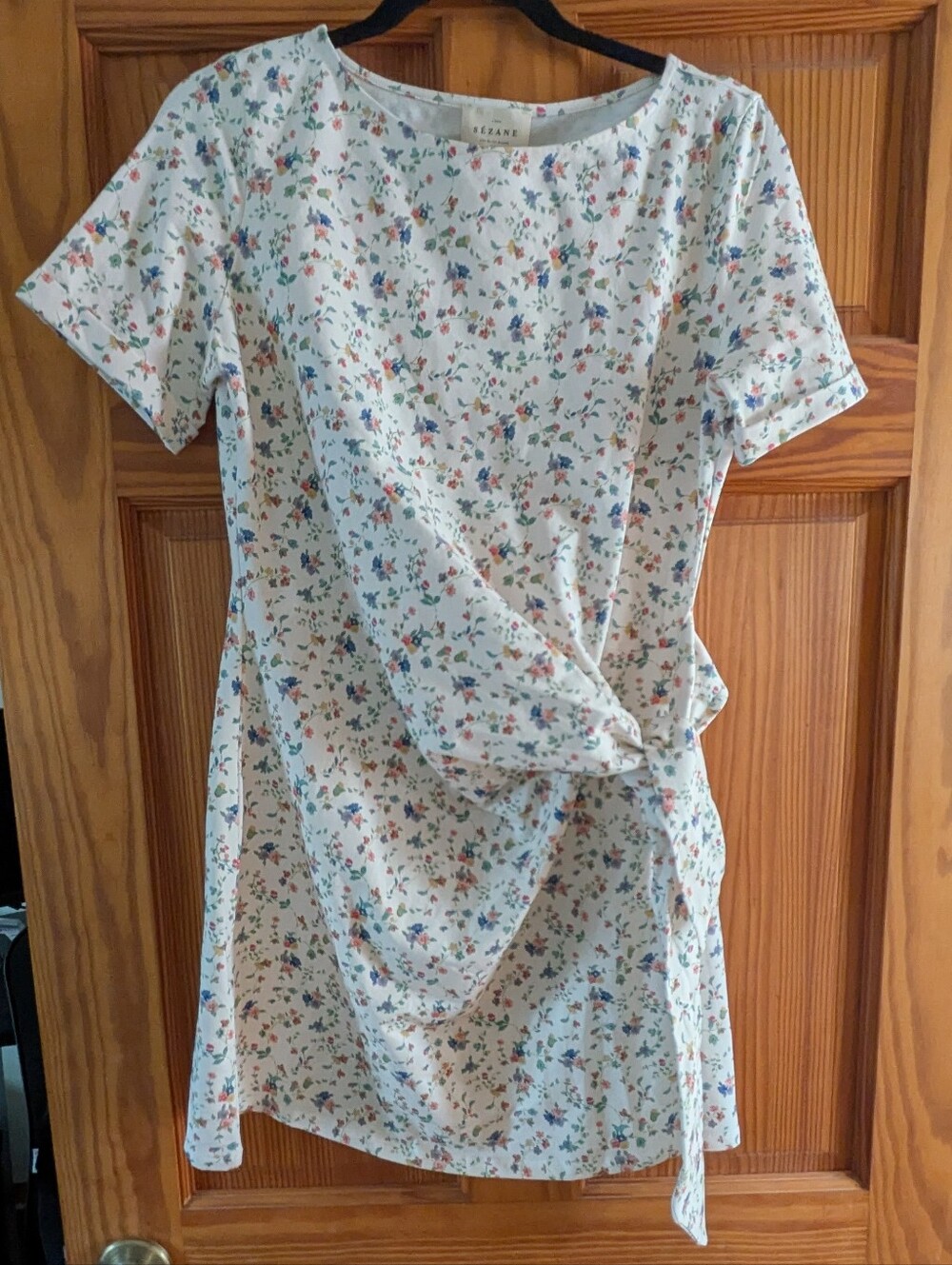Sezane Pippa Short Dress In Melia Print